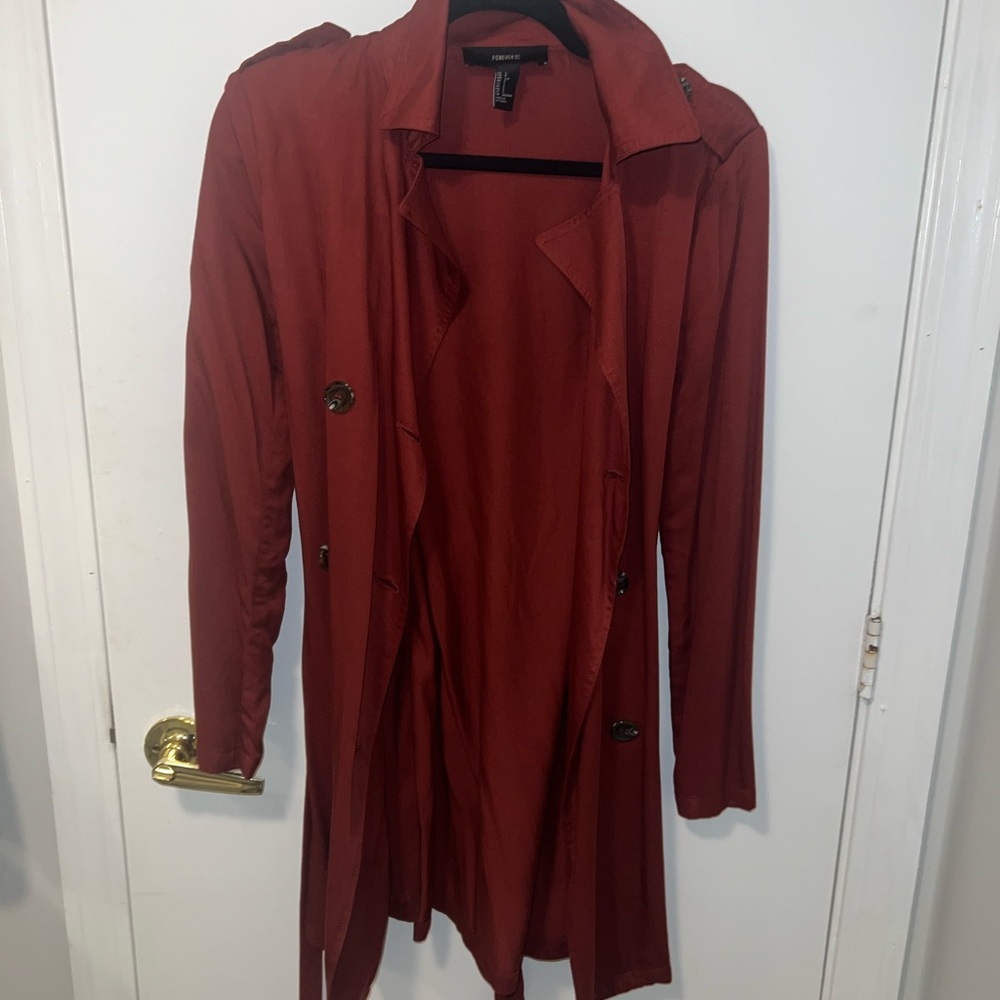 Dark red light jacket
